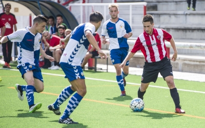 Imatge del derbi entre UE Castella i Sabadell 'B' | L'Actual